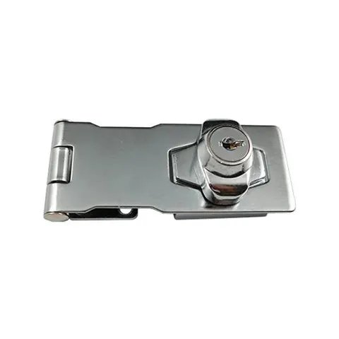 HAUSMANN HASP LOCK THS911CP ZINC PLATED STEEL