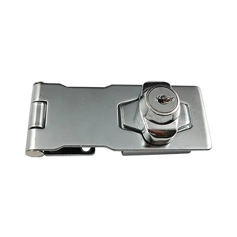 HAUSMANN HASP LOCK THS911CP ZINC PLATED STEEL