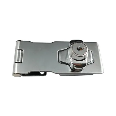 HAUSMANN HASP LOCK THS911CP ZINC PLATED STEEL