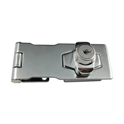 HAUSMANN HASP LOCK THS911CP ZINC PLATED STEEL