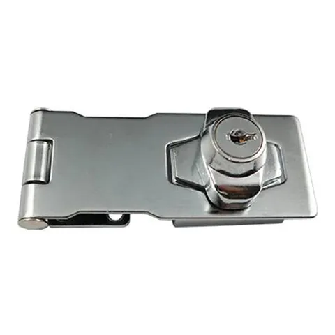 HAUSMANN HASP LOCK THS911CP ZINC PLATED STEEL