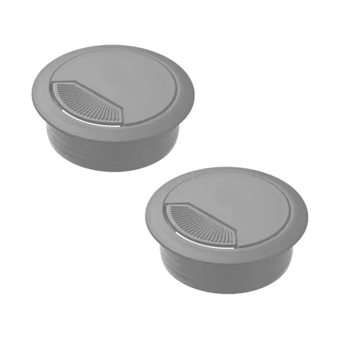 HAUSMANN CABLE GROMMET DF.8160 GREY PLASTIC CIRCULAR