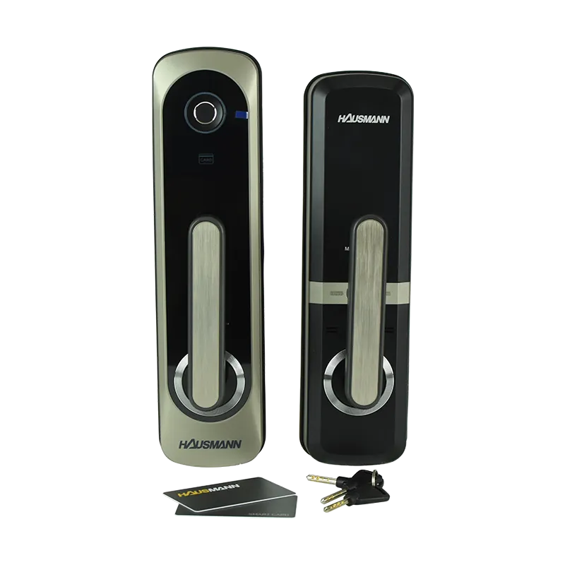 HAUSMANN DIGITAL DOOR LOCK HDL-6850 BLACK ALUMINUM W/ POLYCARBONATE DIGITAL RECTANGULAR