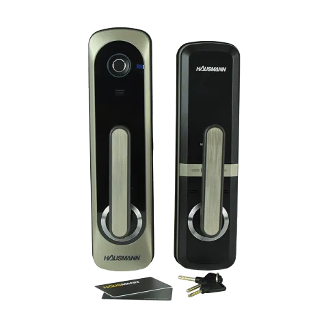 HAUSMANN DIGITAL DOOR LOCK HDL-6850 BLACK ALUMINUM W/ POLYCARBONATE DIGITAL RECTANGULAR