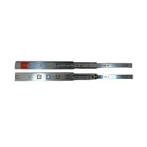 HAUSMANN DRAWER SLIDE 4587114G ZINC PLATED COLD-ROLLED STEEL PUSH OPEN BALL BEARING