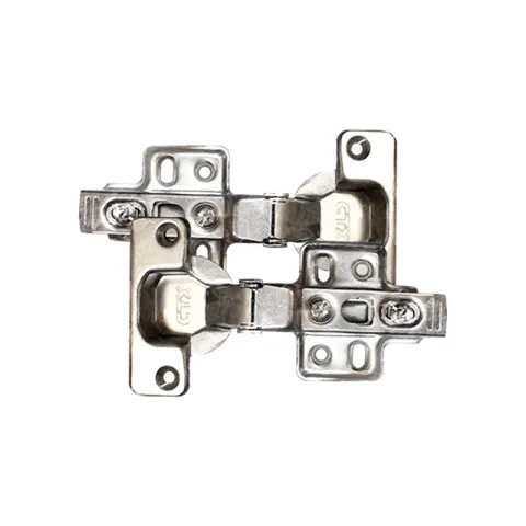 CTX CONCEALED HINGE RA35024 NICKEL PLATED STEEL HALF OVERLAY