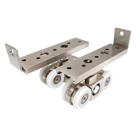HAUSMANN DOOR ROLLER A417-4C SAND NICKEL ZINC ALLOY REGULAR