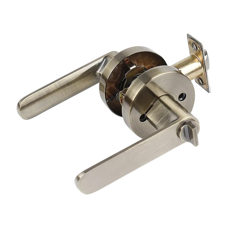 HAUSMANN PRO LEVERSET F98051 AB ANTIQUE BRASS ZINC ALLOY ENTRANCE LEVERSET