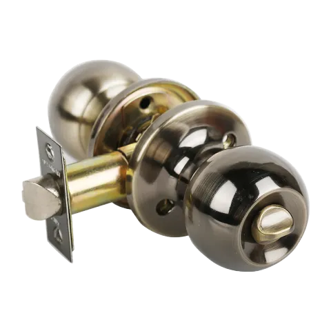 HAUSMANN PRO LOCKSET 6871AB ANTIQUE BRASS STAINLESS STEEL ENTRANCE KNOBSET