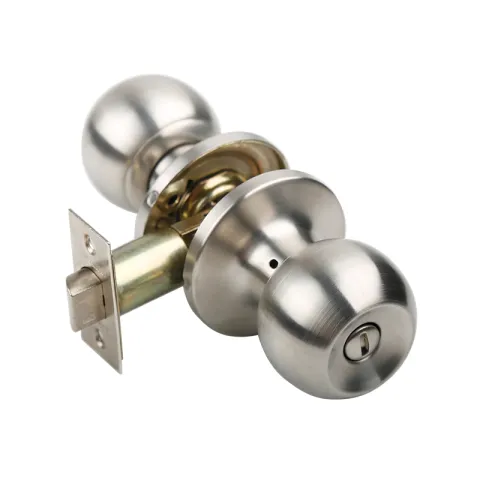 HAUSMANN PRO LOCKSET 6072 SS STAINLESS STEEL STAINLESS STEEL PRIVACY KNOBSET
