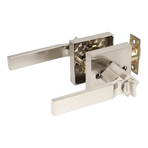 HAUSMANN PRO LEVERSET LHS0922-F90031 SATIN NICKLE ZINC ALLOY ENTRANCE LEVER