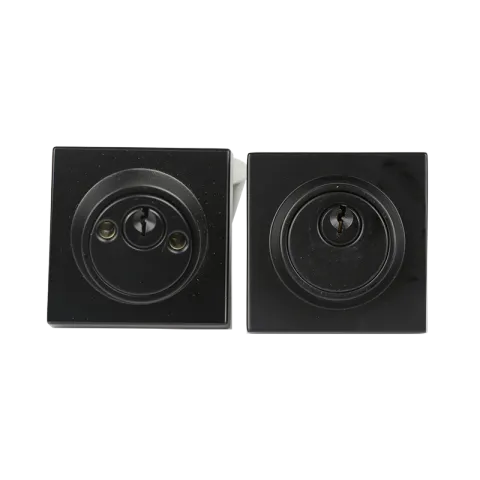 HAUSMANN DEAD BOLT DHS0922-FD102 MATTE BLACK ZINC ALLOY DOUBLE CYLINDER DEADBOLT
