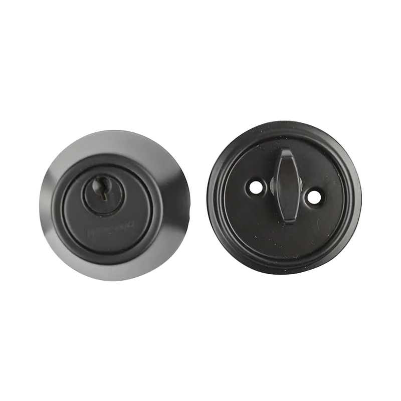 HAUSMANN DEAD BOLT DHS0922-7301 MATTE BLACK STAINLESS STEEL SINGLE CYLINDER DEADBOLT