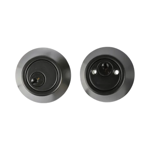 HAUSMANN DEAD BOLT DHS0922-7312 MATTE BLACK STAINLESS STEEL DOUBLE CYLINDER DEADBOLT
