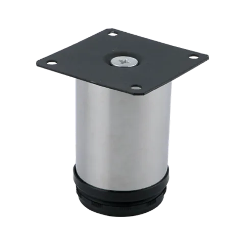 HAUSMANN FURNITURE LEG PLHT0823-FE.5080 NICKEL STAINLESS STEEL ADJUSTABLE