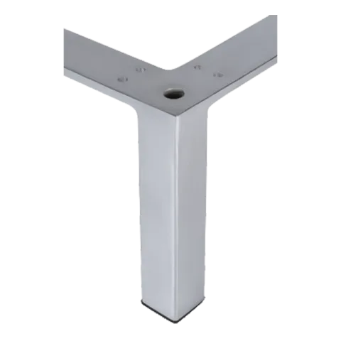 HAUSMANN FURNITURE LEG FLHT0823-FE.4261 BLACK ALUMINUM ALLOY ADJUSTABLE