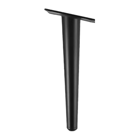 HAUSMANN FURNITURE LEG FLHT0823-FE.5300 BLACK ALUMINUM ALLOY FIXED