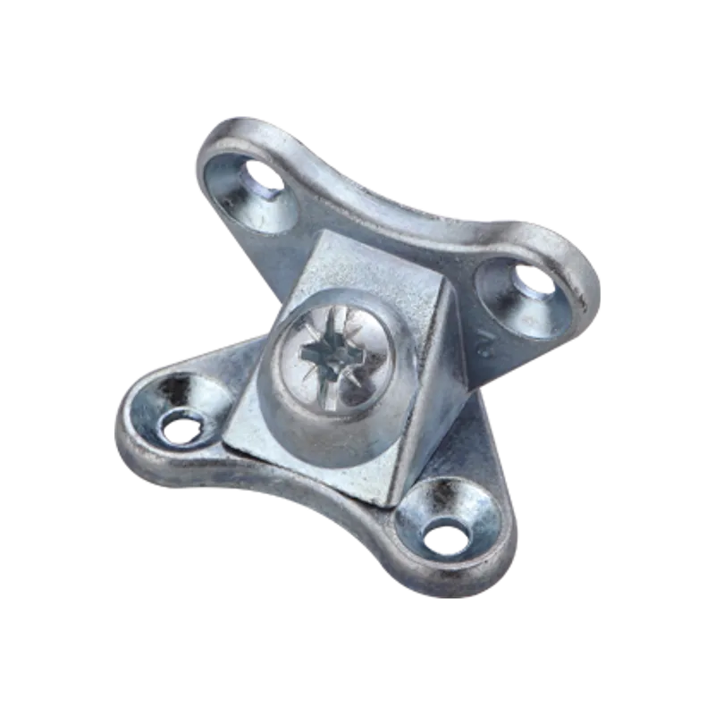 HAUSMANN FURNITURE CONNECTOR FCHT0823-CF.7511 SILVER ZINC ALLOY PLATED