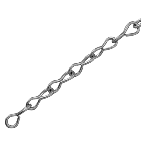LINK PRE-CUT CHAIN CLS1123-DJ16N12.5MC 1.6MM NICKEL LOW CARBON STEEL 7.0Kgs DOUBLE LINK CHAIN PRE CUT
