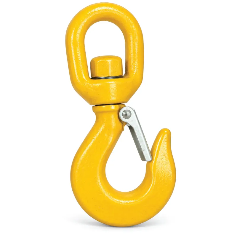 HAUSMANN SWIVEL HOOK SHT0224-322A RED STEEL 1T RIGGING SWIVEL HOOK WITH LATCH (TH-132) (G70)