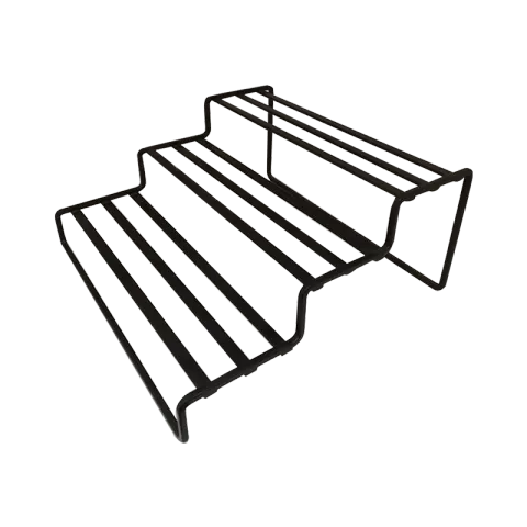SEVILLE SHELF SHE14109 SILVER GUN METAL UNDER THE SINK 2 TIER
