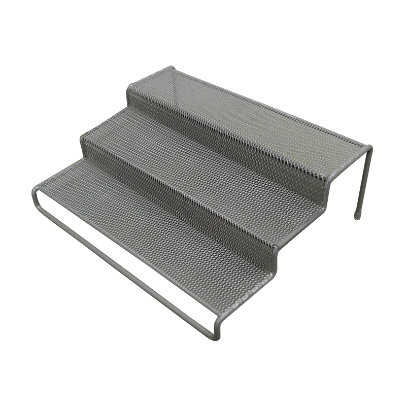 +KITCHEN SHELVES SEVILLE SHE14201 3 TIER MESH SILVER