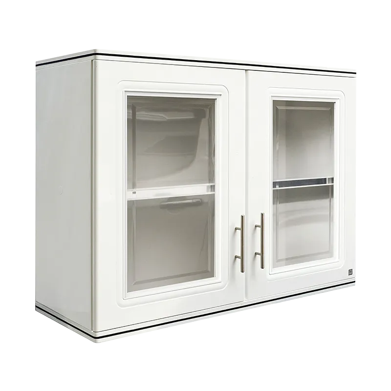 HANG CABINET KING PLATINUM ZIRCON D/DOOR WHITE