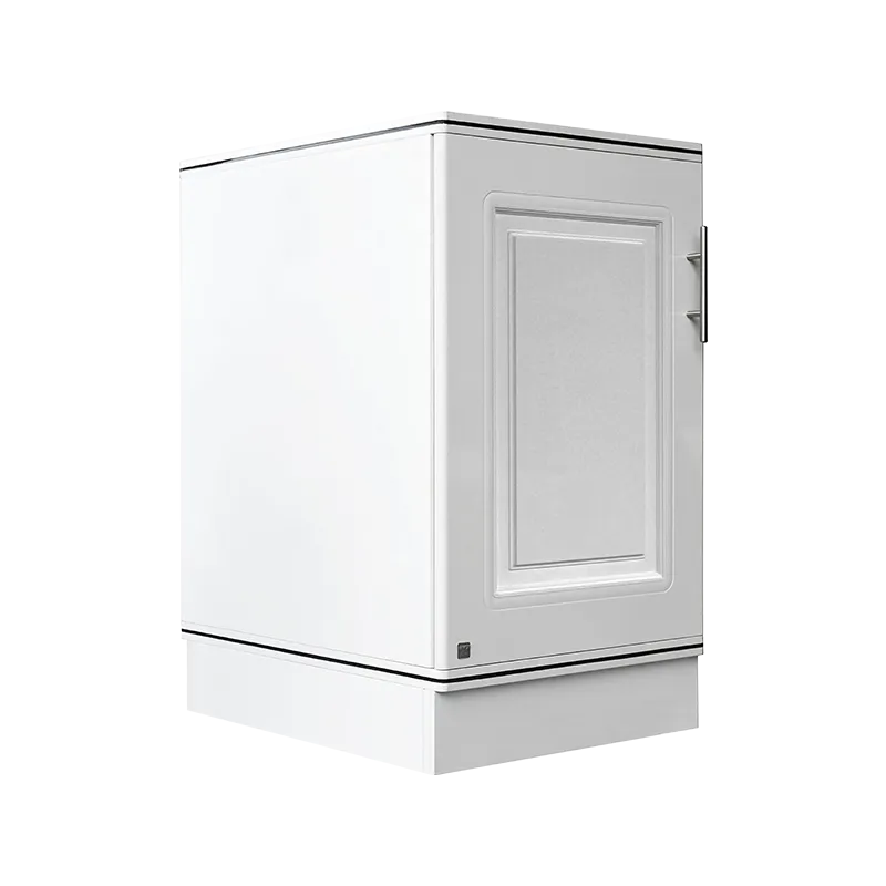 KING COUNTER CABINET PEARL WHITE SINGLE