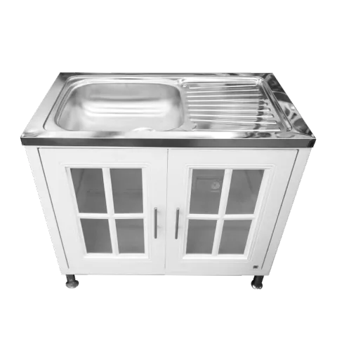 KING SINK CABINET KRYSTAL CRYSTAL WHITE HIGH IMPACT POLYSYTNE