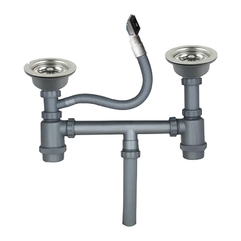 BREMEN SINK DRAIN Z7062 GRAY SS201 DOUBLE BOWL
