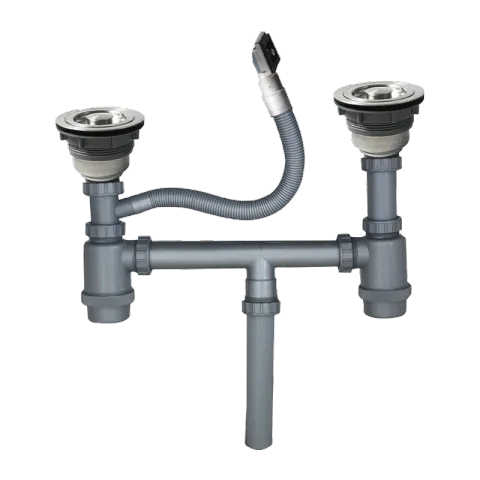 BREMEN SINK DRAIN Z8055 GRAY SS201 DOUBLE BOWL