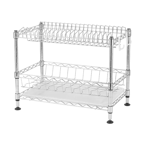 BREMEN RACK RBC0819-C1180 CHROME STAINLESS STEEL 2 TIER