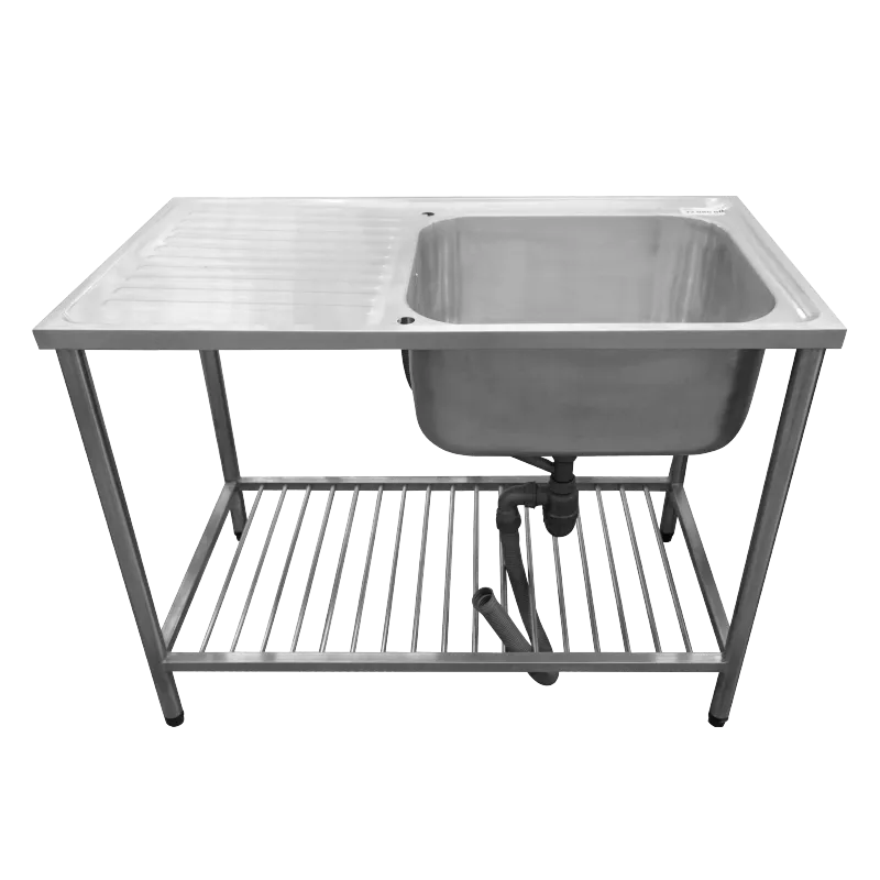SINK DIAMOND DMSES1110C SB W/STAND & STRAIN