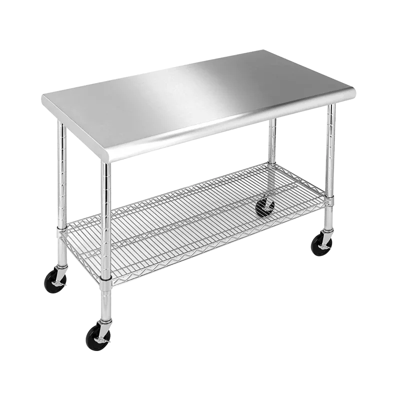 WORK TABLE SEVILLE SHE18308W/18308W STEEL TOP