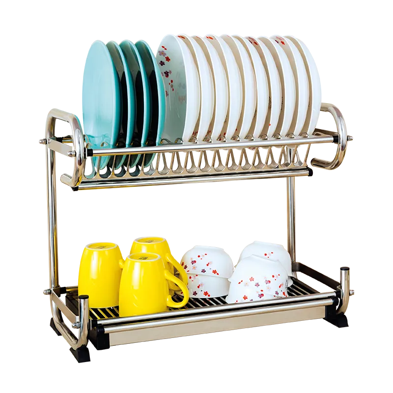 BREMEN DISH RACK RBC0320-D1445 CHROME SS201 2LAYERS
