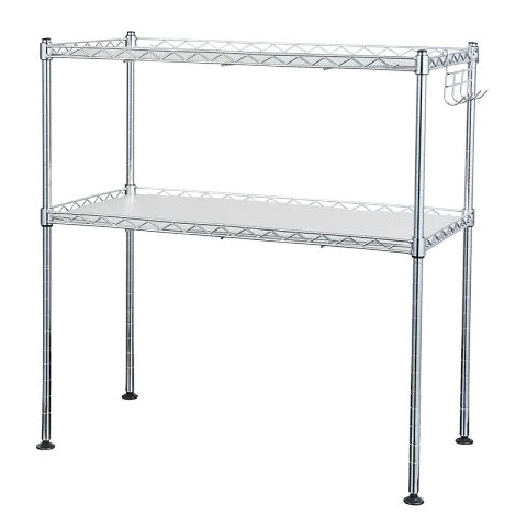 BREMEN RACK RBC0819-C1246 CHROME STAINLESS STEEL BASKET 2 TIER