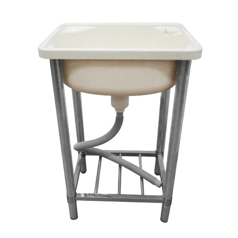 BREMEN SINK CT-AB1001 WHITE/METAL/GREY/BLACK SUS304 STAINLESS STEEL STAND ALONE WITH STAND