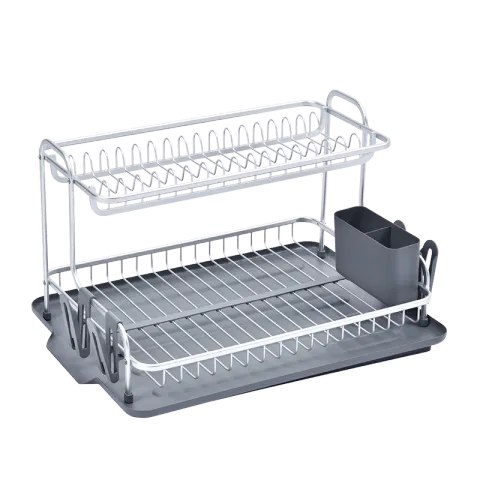 BREMEN DISH DRAINER DDB721-B810435 ALUMINUM 2 LAYERS