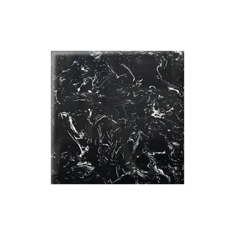 BREMEN SLABS SBX622-PORTORO-B BLACK RESIN QUARTZ COUNTERTOP DECORATIVE