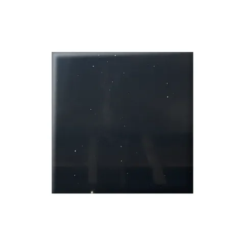 BREMEN SLABS SBX622-MIRROR-B BLACK RESIN QUARTZ COUNTERTOP DECORATIVE