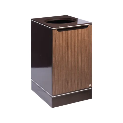 KING HANG CABINET CKC0323-Curve S/Door DARK OAK HIPS PLASTIC S/DOOR P2 MATT