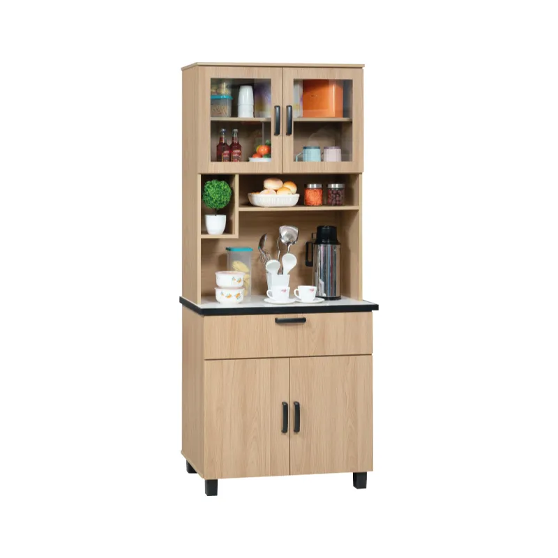 BREMEN KITCHEN CABINET KSC0724-MAXIMO-4D-KS8303KD OAK Particle/MDF Board Laminated 4 DOORS 4 DOORS