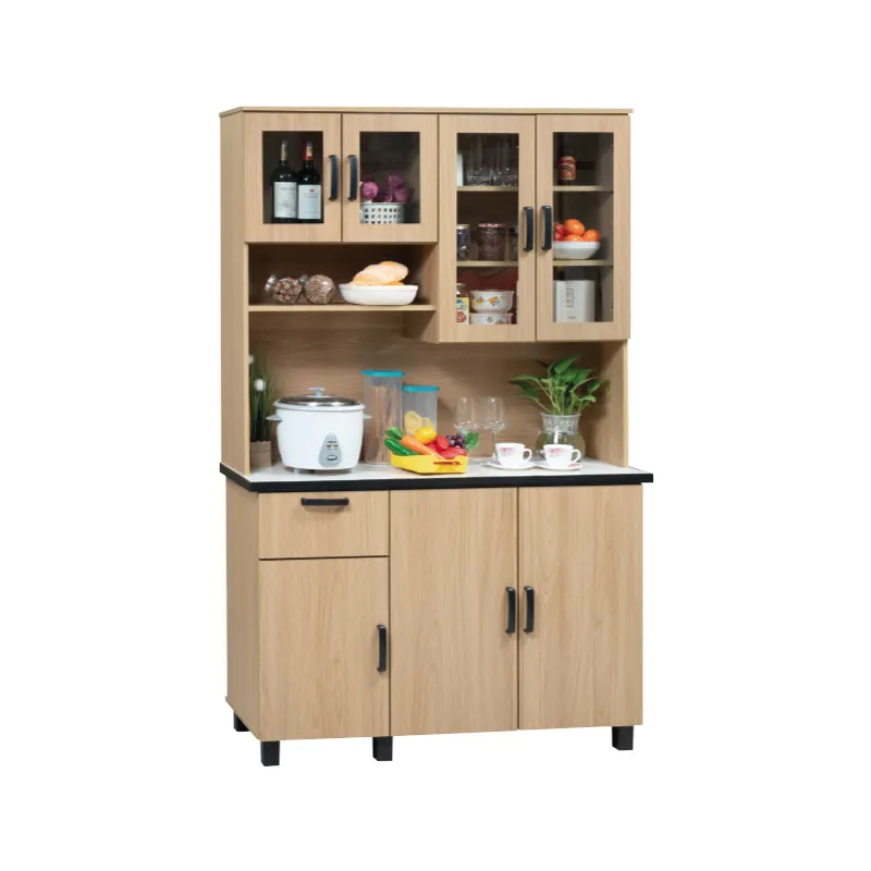 BREMEN KITCHEN CABINET KSC0724-MAXIMO-8D-KS8403KD OAK Particle/MDF Board Laminated 8 DOORS 8 DOORS