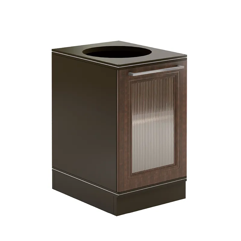 KING COUNTER CABINET CKS0924-ZIRCON PLUS DARK OAK S/DOOR DARK OAK HIPS