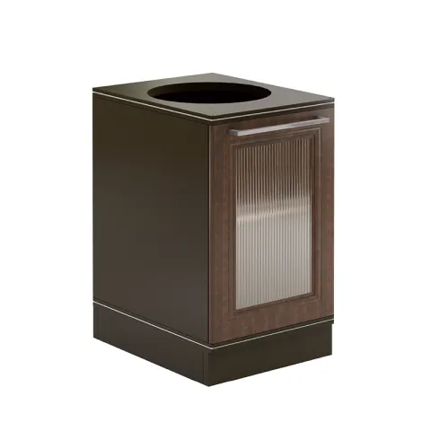 KING COUNTER CABINET CKS0924-ZIRCON PLUS DARK OAK S/DOOR DARK OAK HIPS