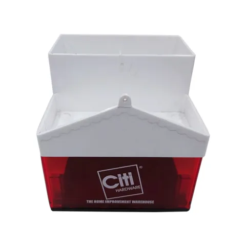 CITI PEN HOLDER RED PLASTIC STORE