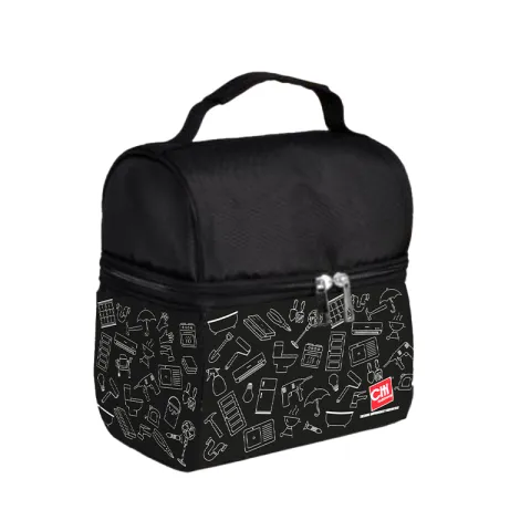 CITI BAG BCE0323-ECB011R BLACK INSULATION SHEET HAND BAG SQUARE