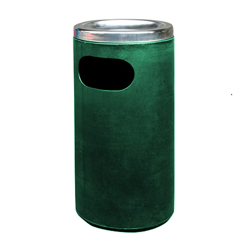 TRASH BIN GREEN CARE OD ASH MEDIUM 78L GREEN