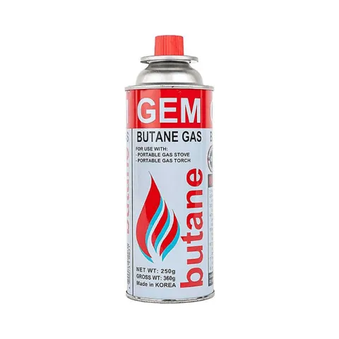 GEM BUTANE GAS RED/WHITE RE USE