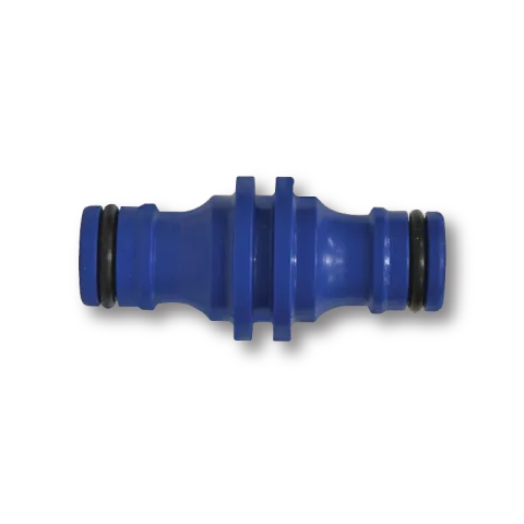 TATAY HOSE CONNECTOR 601 BLUE PLASTIC TWO-WAY COUPLING